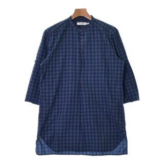 ノンネイティブ(nonnative)のnonnative カジュアルシャツ 2(M位) 青x紺(チェック) 【古着】【中古】(シャツ)