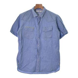 ノンネイティブ(nonnative)のnonnative ノンネイティヴ カジュアルシャツ 1(S位) 青 【古着】【中古】(シャツ)