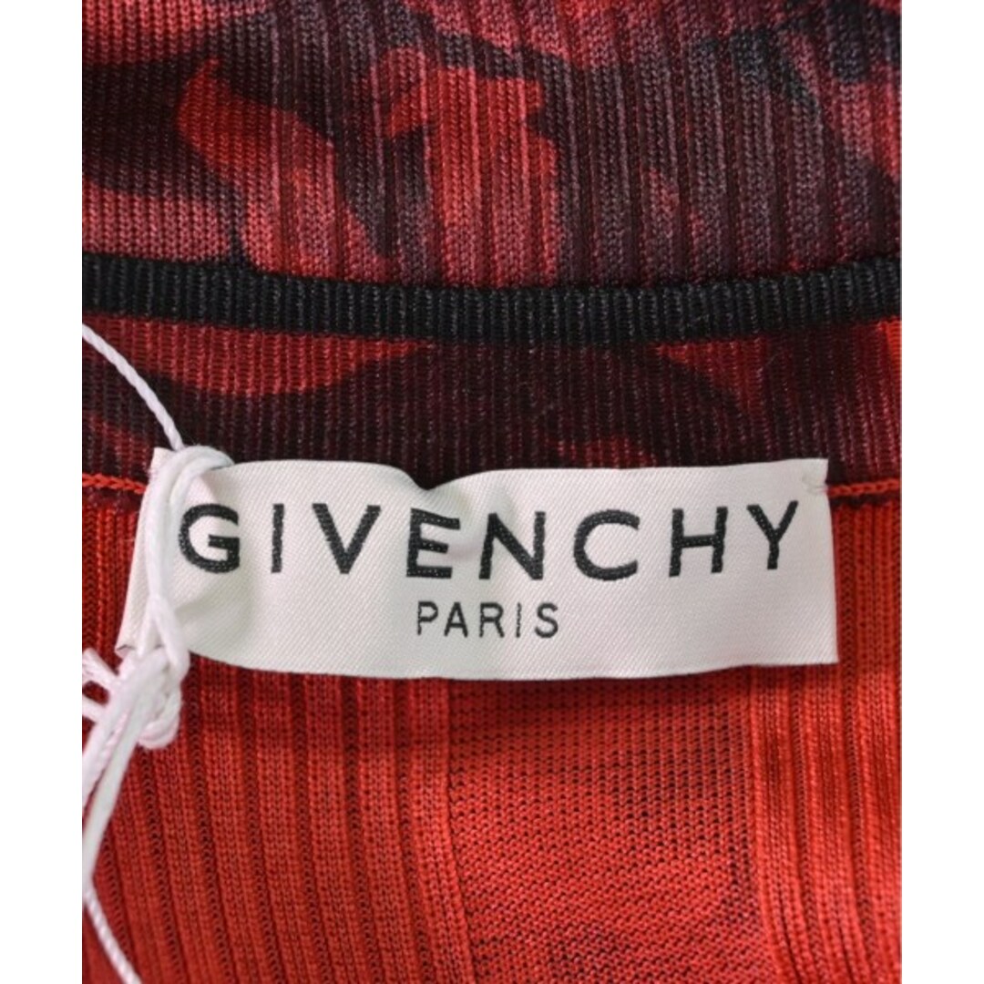 GIVENCHY ジバンシー ニット・セーター S 赤x黒(花柄) - ニット/セーター
