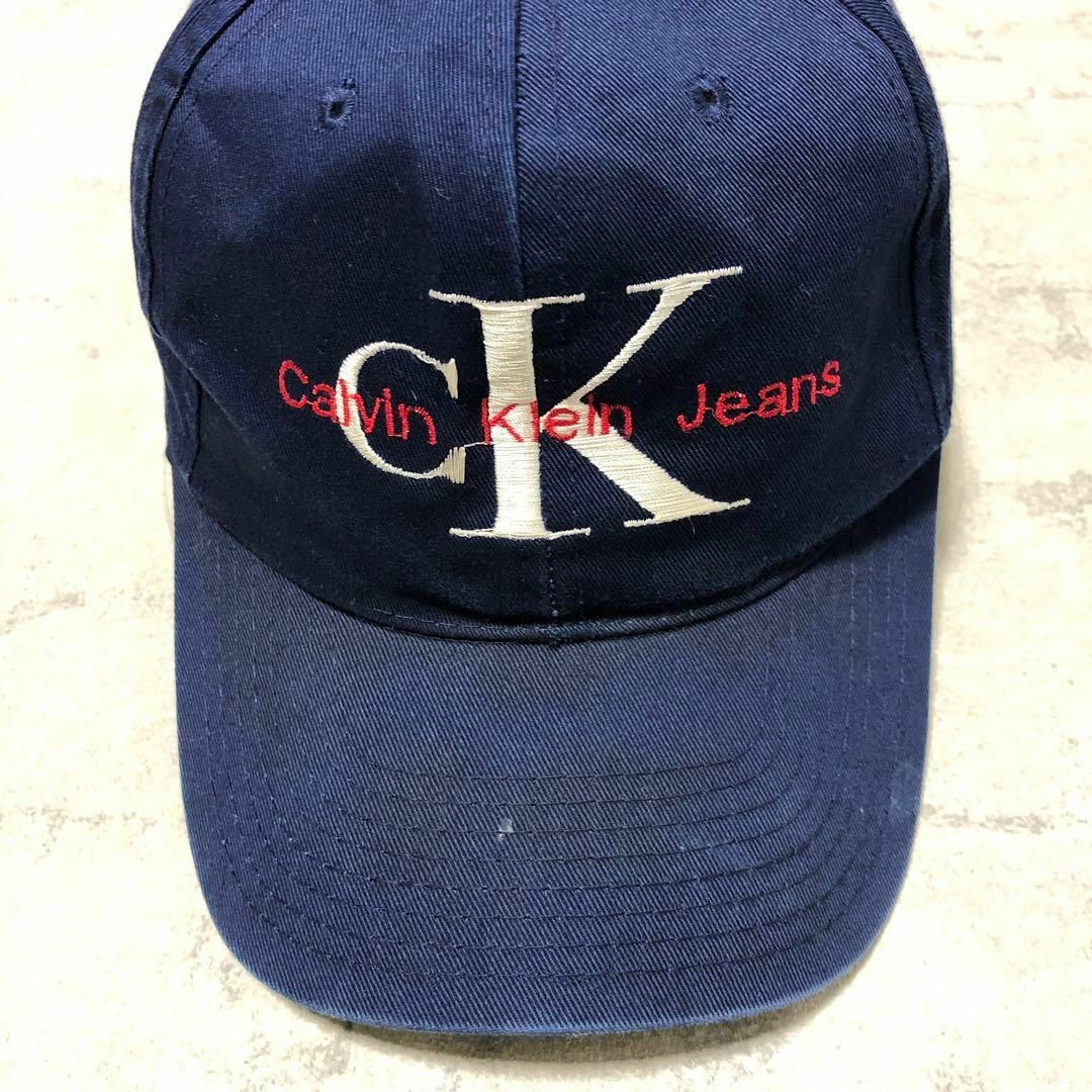 Calvin Klein(カルバンクライン)のCalvin Klein カルバンクライン 90s 6パネルキャップ 刺繍ロゴ メンズの帽子(キャップ)の商品写真