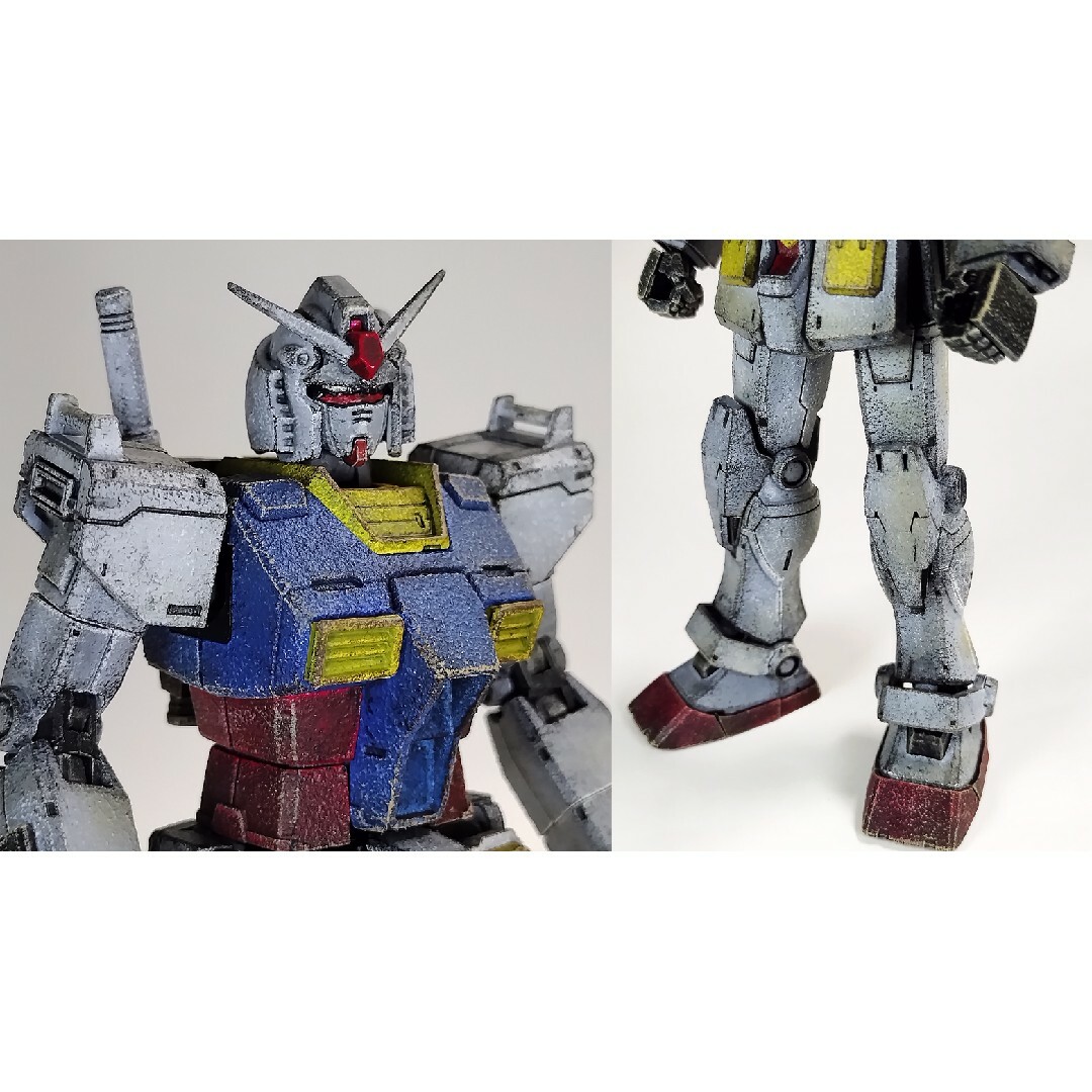 HGUC RX-78 ガンダム 塗装完成品 1/144 プラモデル