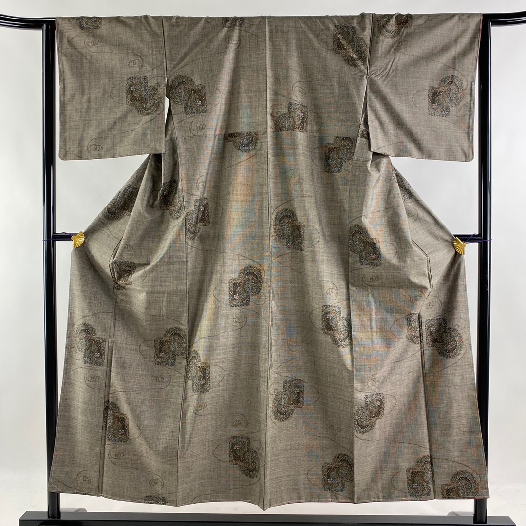 紬 身丈153.5cm 裄丈67.5cm 正絹 美品 秀品