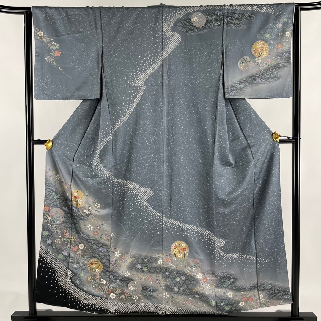 訪問着 身丈154.5cm 裄丈64.5cm 正絹 秀品 - 着物 訪問着 秀品 身丈154.5cm 裄丈64.5cm 正絹