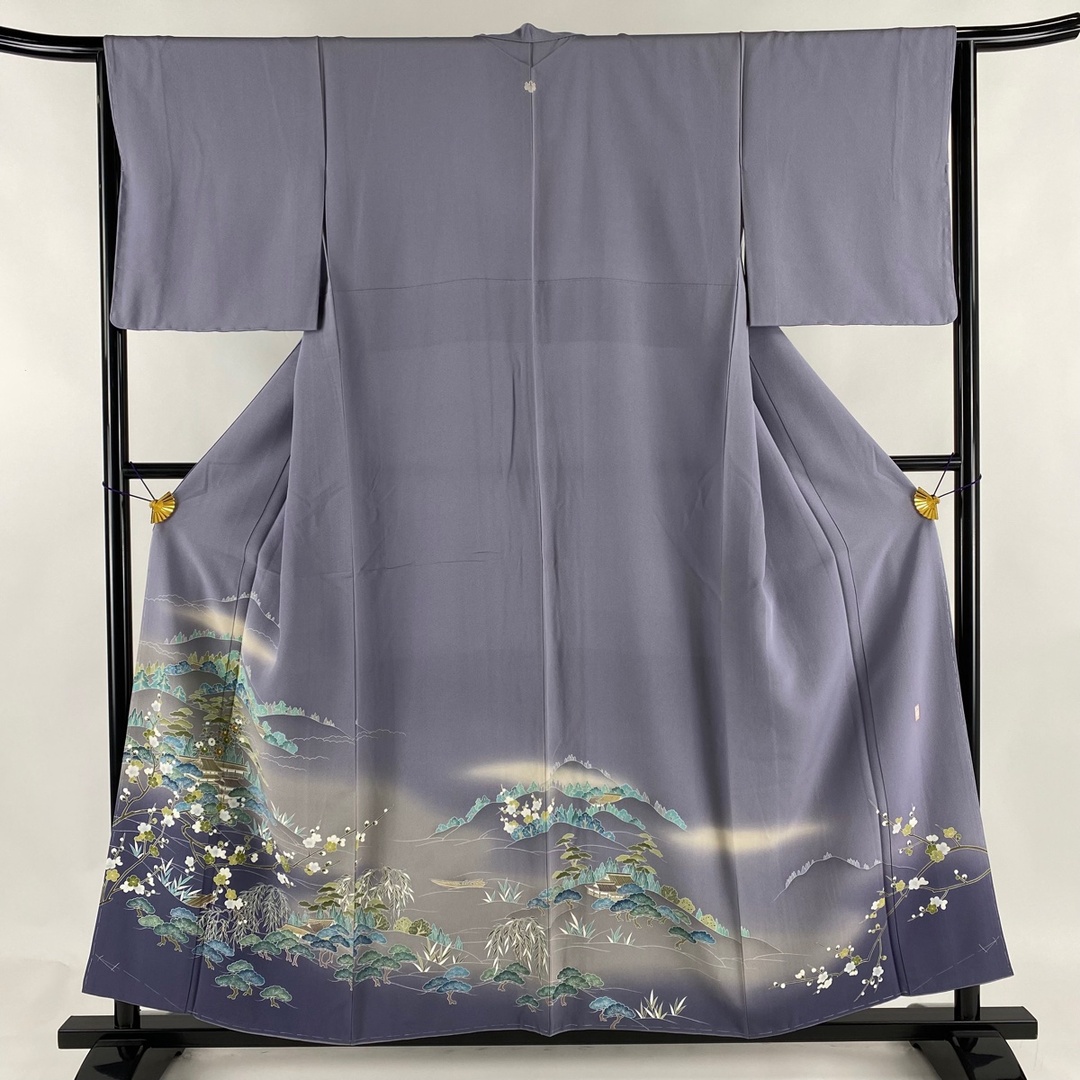 色留袖 身丈157cm 裄丈64cm 正絹 美品 秀品 - 着物