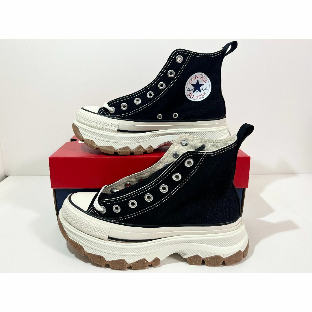 CONVERSE - 【新品】24.5cm ALLSTAR トレックウエーブ ＨＩ ブラックの ...