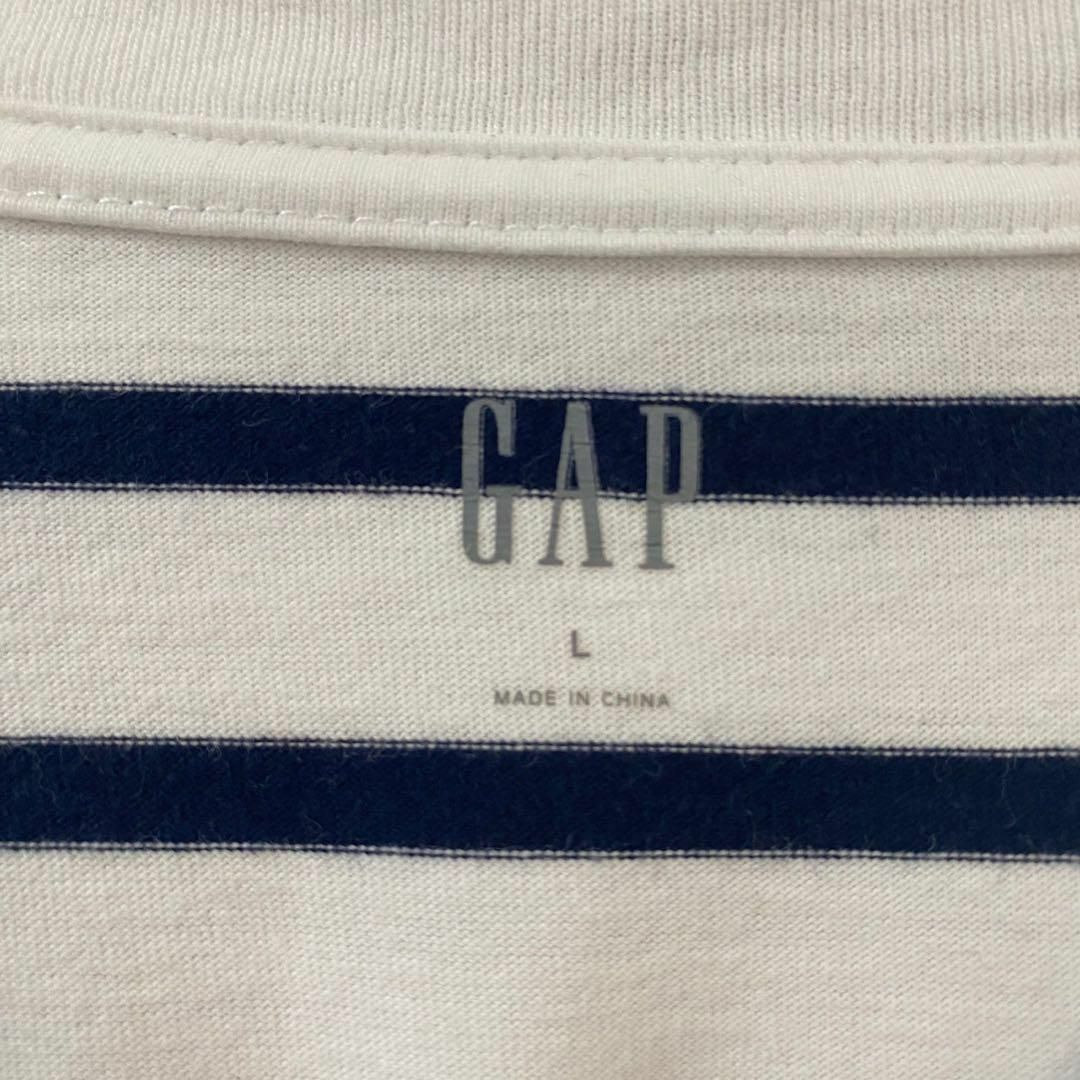 GAP(ギャップ)のGAP Tシャツ　ボーダー メンズ　レディース　[ L ] レディースのトップス(Tシャツ(半袖/袖なし))の商品写真