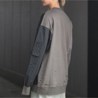Feng Chen Wang フェンチェンワン ドッキング スウェット 23ssの通販