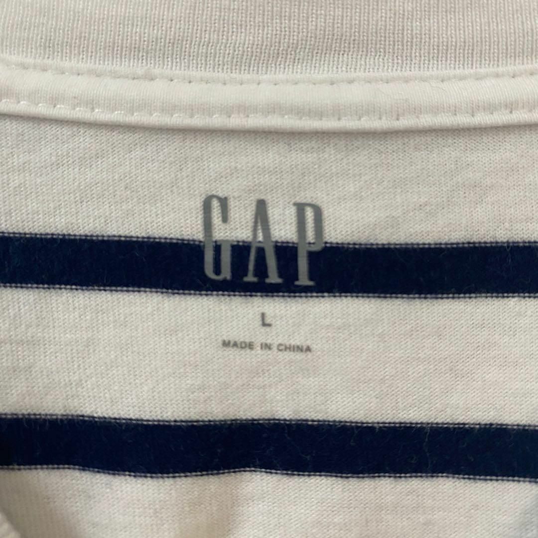 GAP(ギャップ)のGAP Tシャツ　ボーダー メンズ　レディース　[ L ] レディースのトップス(Tシャツ(半袖/袖なし))の商品写真