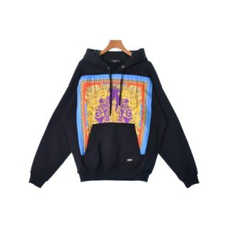 ヴェルサーチ(VERSACE)のVERSACE ヴェルサーチ パーカー M 黒 【古着】【中古】(パーカー)