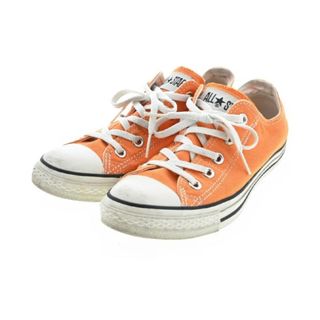 コンバース(CONVERSE)のCONVERSE コンバース スニーカー 22.5cm オレンジx白 【古着】【中古】(スニーカー)