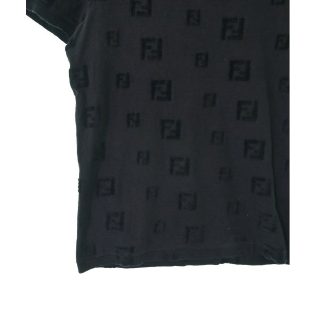 FENDI フェンディ Tシャツ・カットソー S 黒(総柄)