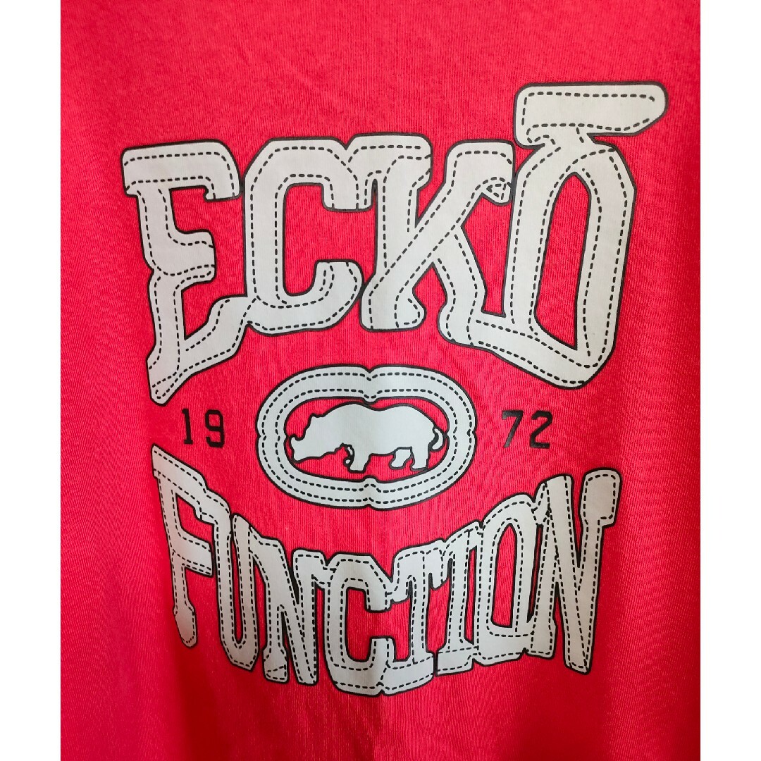 ECKŌ UNLTD（ECKO UNLTD）(エコーアンリミテッド)のECKO UNLTD　エコーアンリミテッド　両面デザインロンＴ　サイズＬ メンズのトップス(Tシャツ/カットソー(七分/長袖))の商品写真