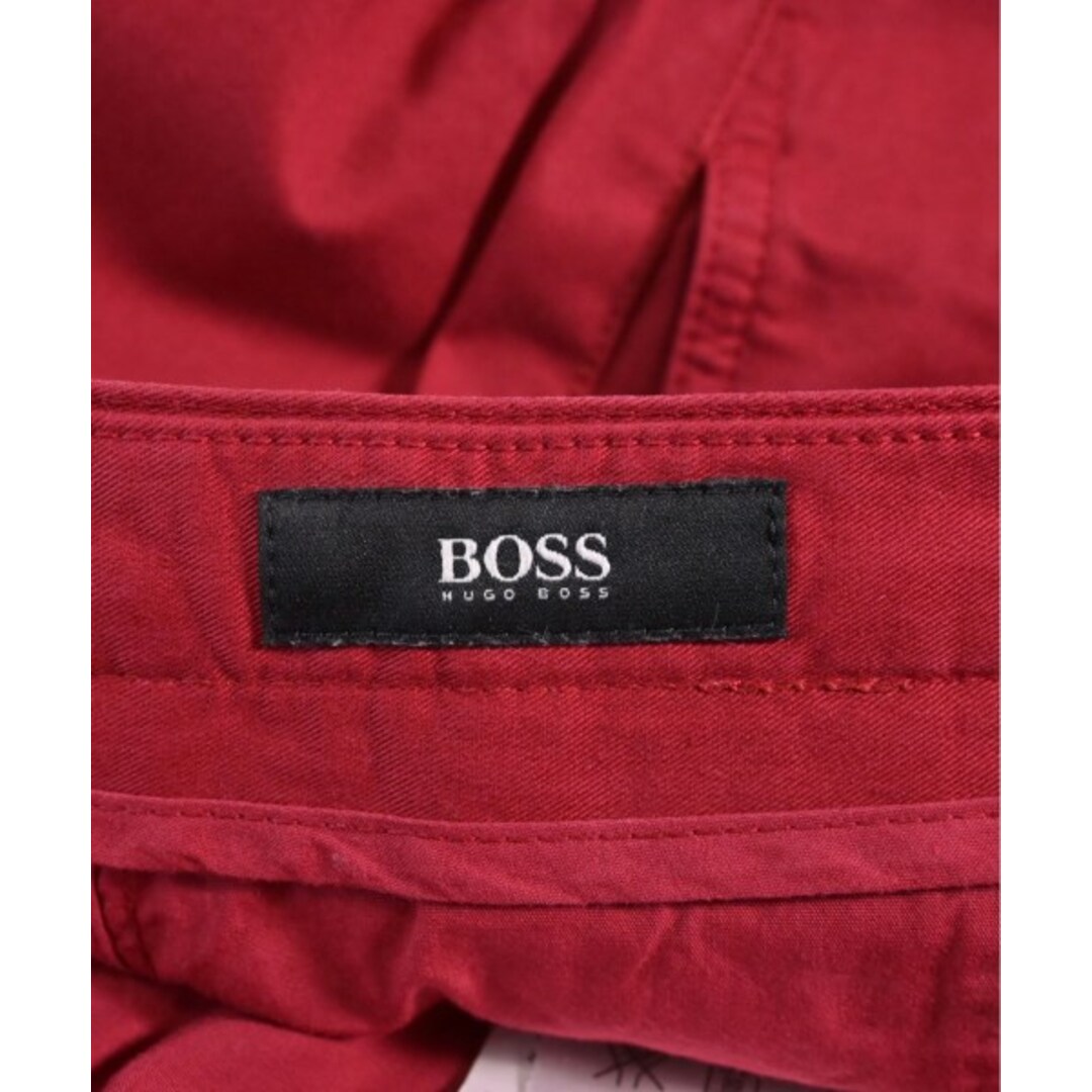 HUGO BOSS(ヒューゴボス)のHUGO BOSS ヒューゴボス スラックス 46(M位) 赤 【古着】【中古】 メンズのパンツ(スラックス)の商品写真