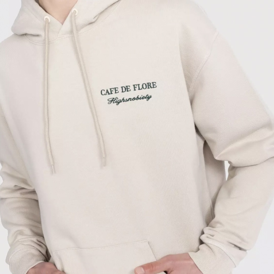 Highsnobiety × Cafe de flore パーカー S パリ限定