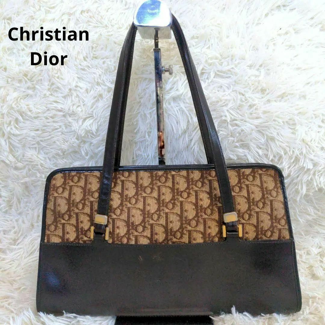 Christian Dior - クリスチャンディオール ハンドバッグ トロッター柄