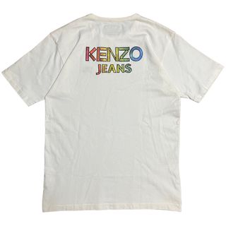 【激レア】90s ケンゾー KENZO JEANS 両面刺繍ロゴ Tシャツ 北斎