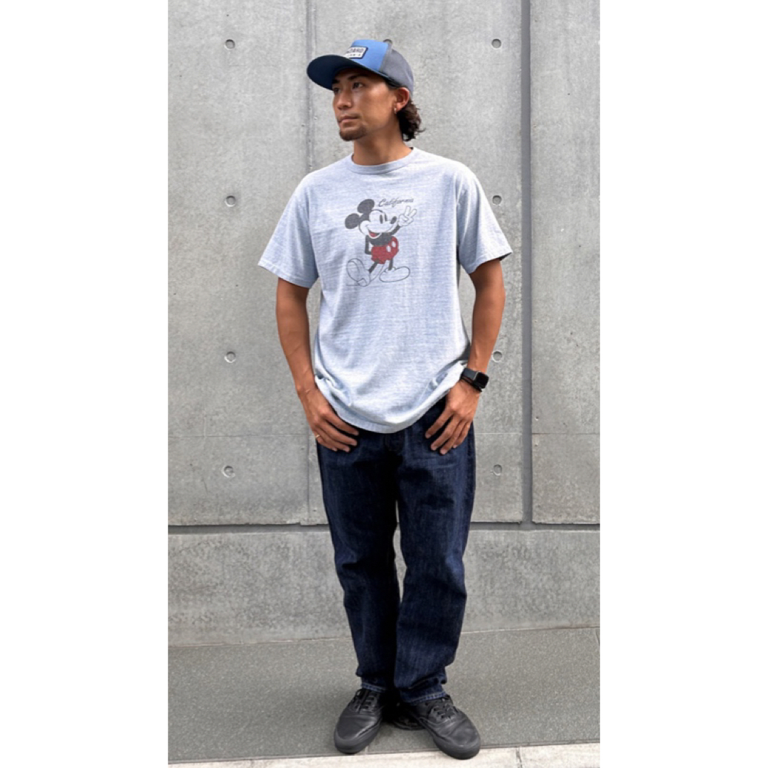 レアXLサイズ【新品】即完売　スタンダードカリフォルニア　ミッキーTシャツ　青