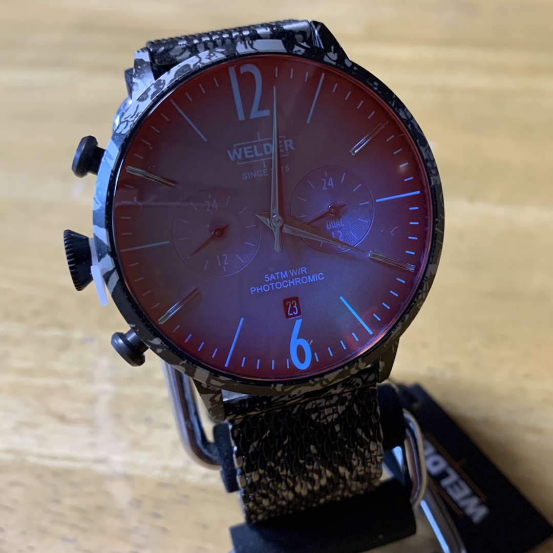 新品✨ウェルダームーディ メンズ 腕時計 WWRC465 マルチカラー クロノ