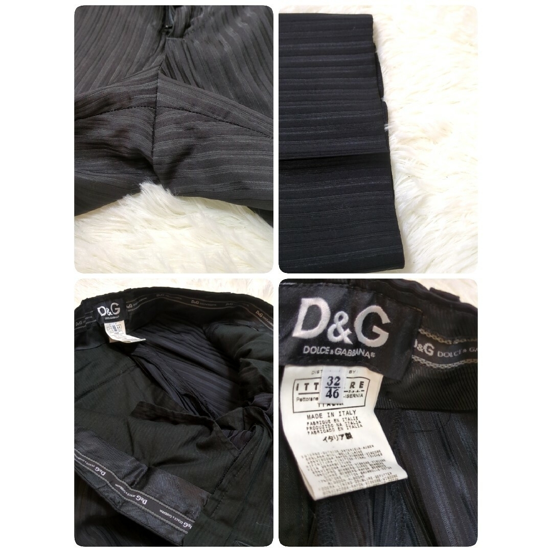 美品 DOLCE&GABBANA D&G ストライプ スーツ セットアップ 8