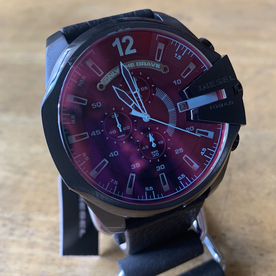 新品✨ディーゼル DIESEL クオーツ クロノ 腕時計 DZ4323 ブラック