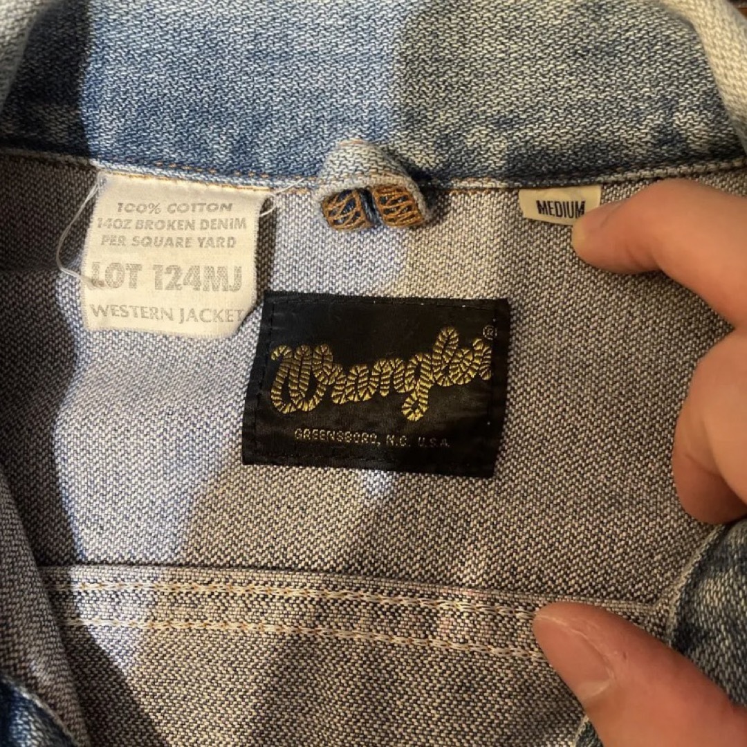 Wrangler - 美品 ラングラー wrangler ジージャン デニムジャケット90