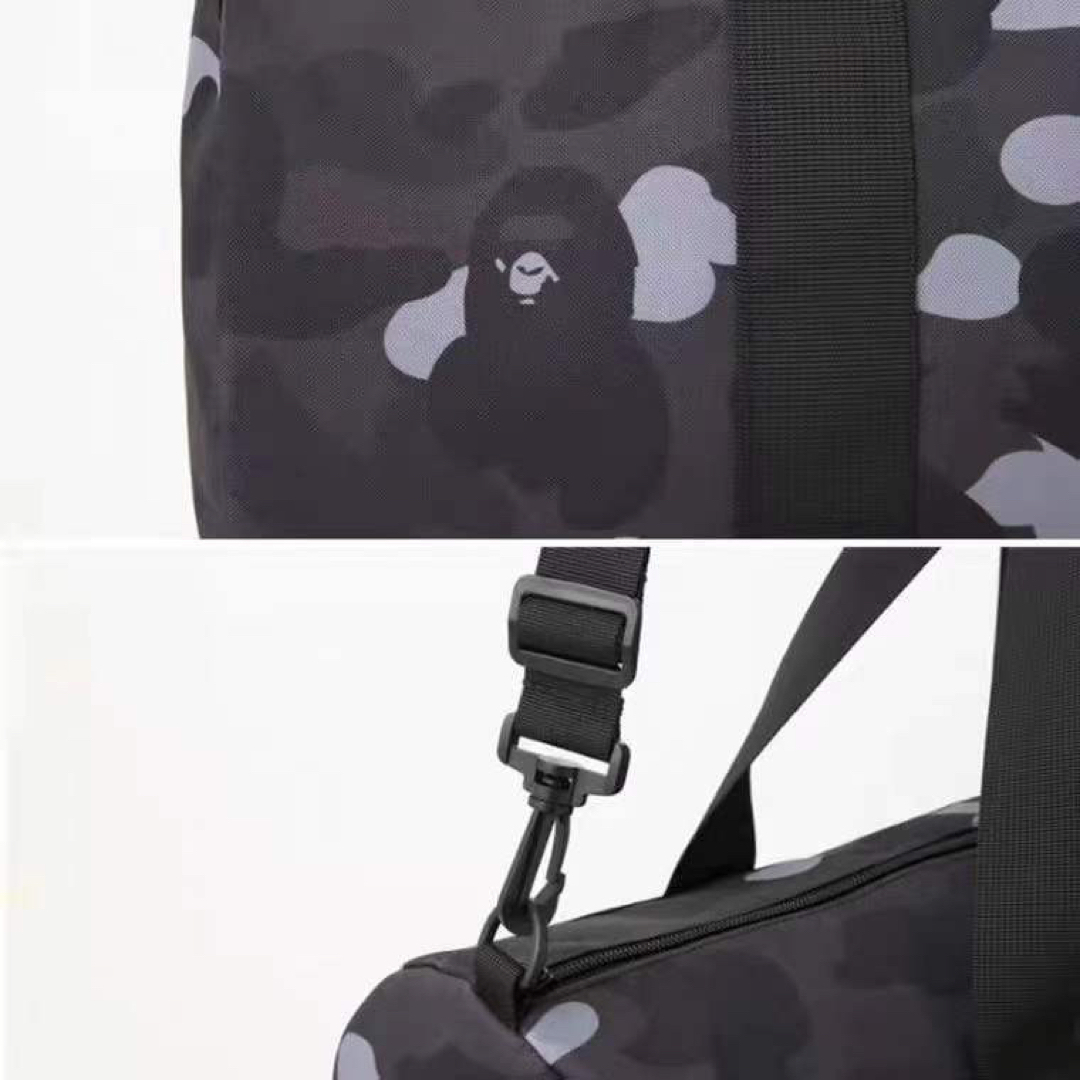 A BATHING APE(アベイシングエイプ)のBAPE◆A BATHING APE／◆ブラックダッフルバッグ◆付録品ノベルティ メンズのバッグ(ドラムバッグ)の商品写真