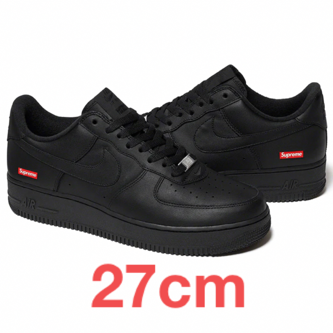 Supreme Nike Air Force 1 Low Black US9