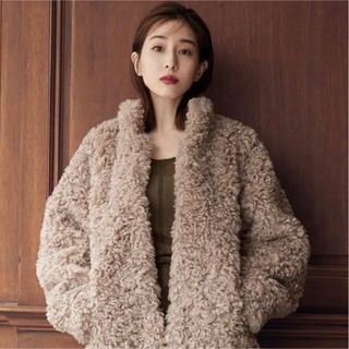 【新品未使用】CLANE×田中みな実　CURL FUR SHORT COAT