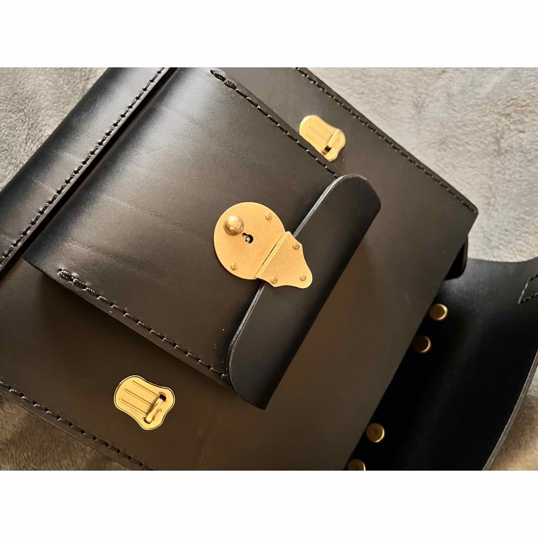 HERZ - 【美品】特注パルガミニリュック(Rー24) ブラックの通販 HERZ - 【美品】特注パルガミニリュック(Rー24) ブラックの通販