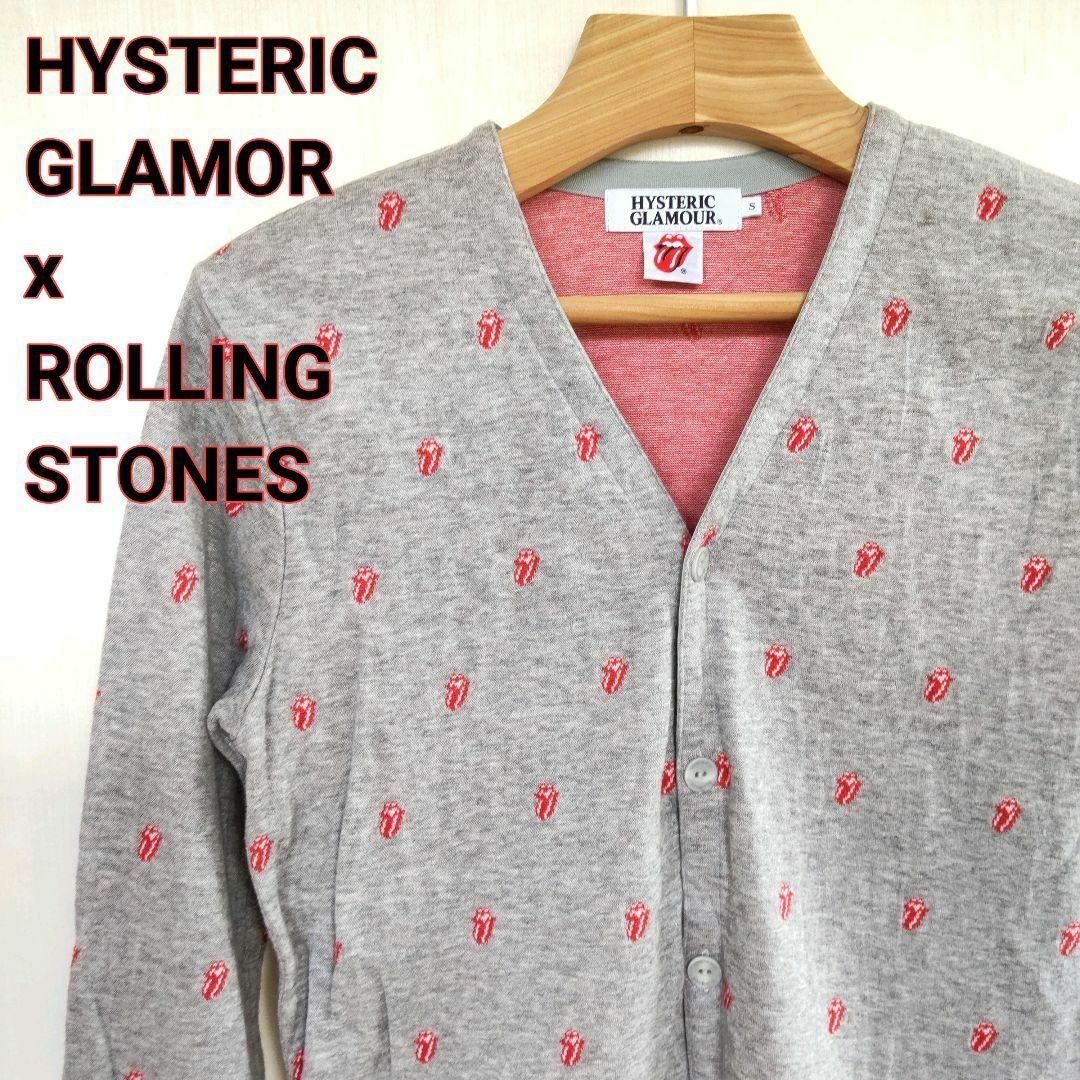 HYSTERIC GLAMOUR ヒステリックグラマー 総柄 カーディガン-