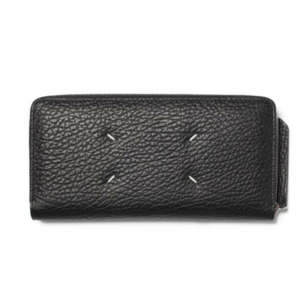 【新品未使用】 Maison Margiela メゾン マルジェラ zip-around wallet 長財布 ラウンドジップ レザー S56UI0110P4455 【BLACK】