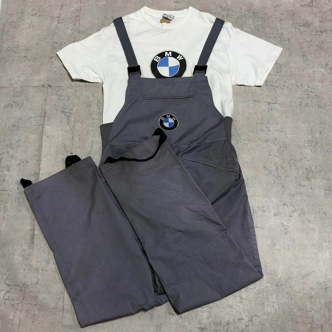 BMW ヴィンテージ上下セット Tシャツ オーバーオール バラ売り不可トップス