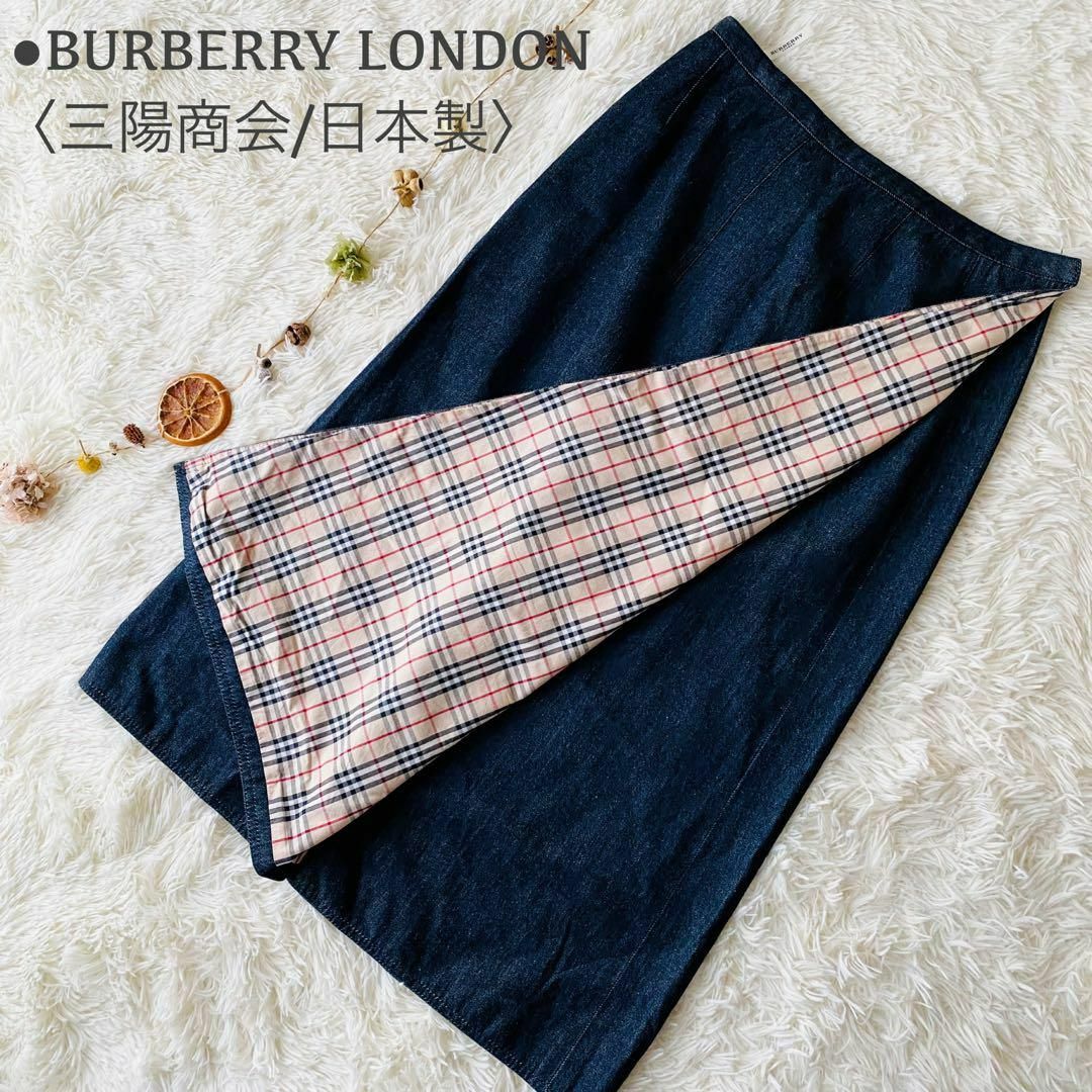 BURBERRY - 美品 バーバリーロンドン ノバチェック コットンウール