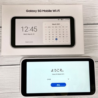 ギャラクシー(Galaxy)のGalaxy 5G Mobile Wi-fi SCR01 (その他)