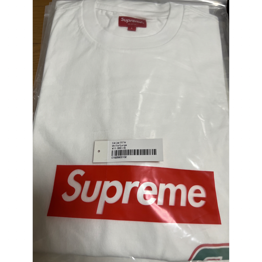 supreme Side Logo S/S Top Largeメンズ