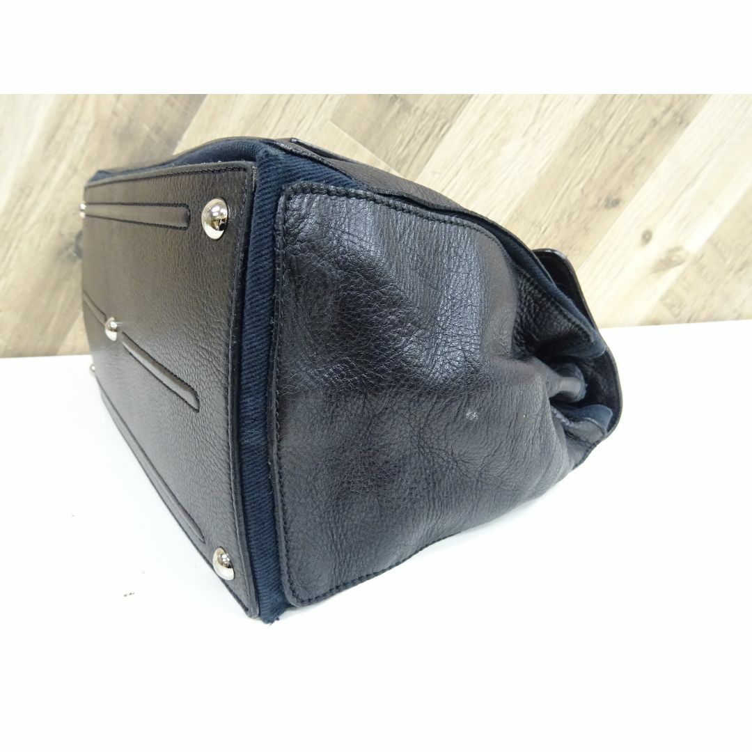 M船006 / YSL イヴサンローラン ミューズトゥ ハンドバッグ レザー M船006 / YSL イヴサンローラン ミューズトゥ ハンドバッグ レザー