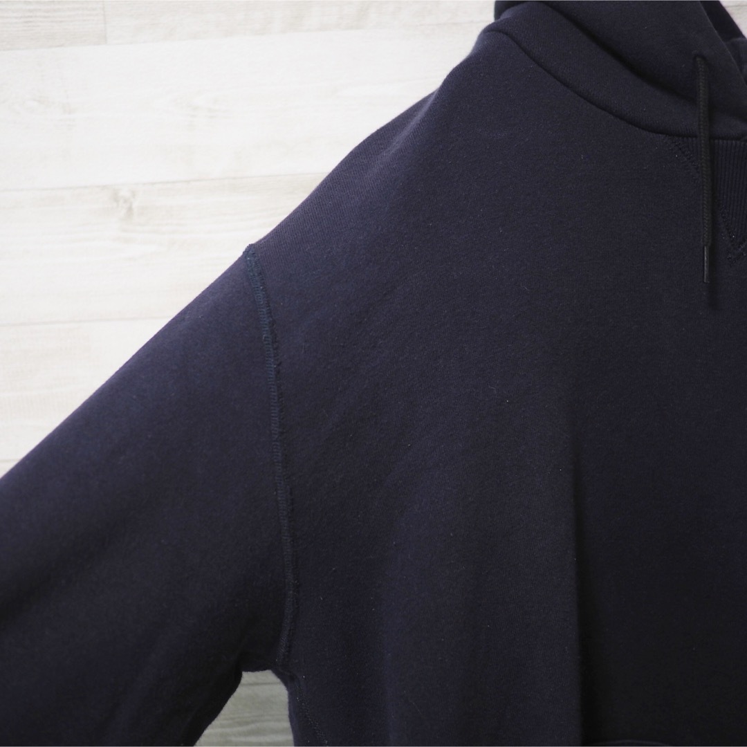 LOOPWHEELER×MHL 18AW Cotton Hoodie-L/Nvy 4