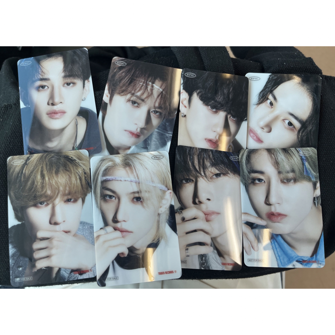 Stray Kids JAPAN 1st EP タワレコ特典 コンプ エンタメ/ホビーのタレントグッズ(アイドルグッズ)の商品写真