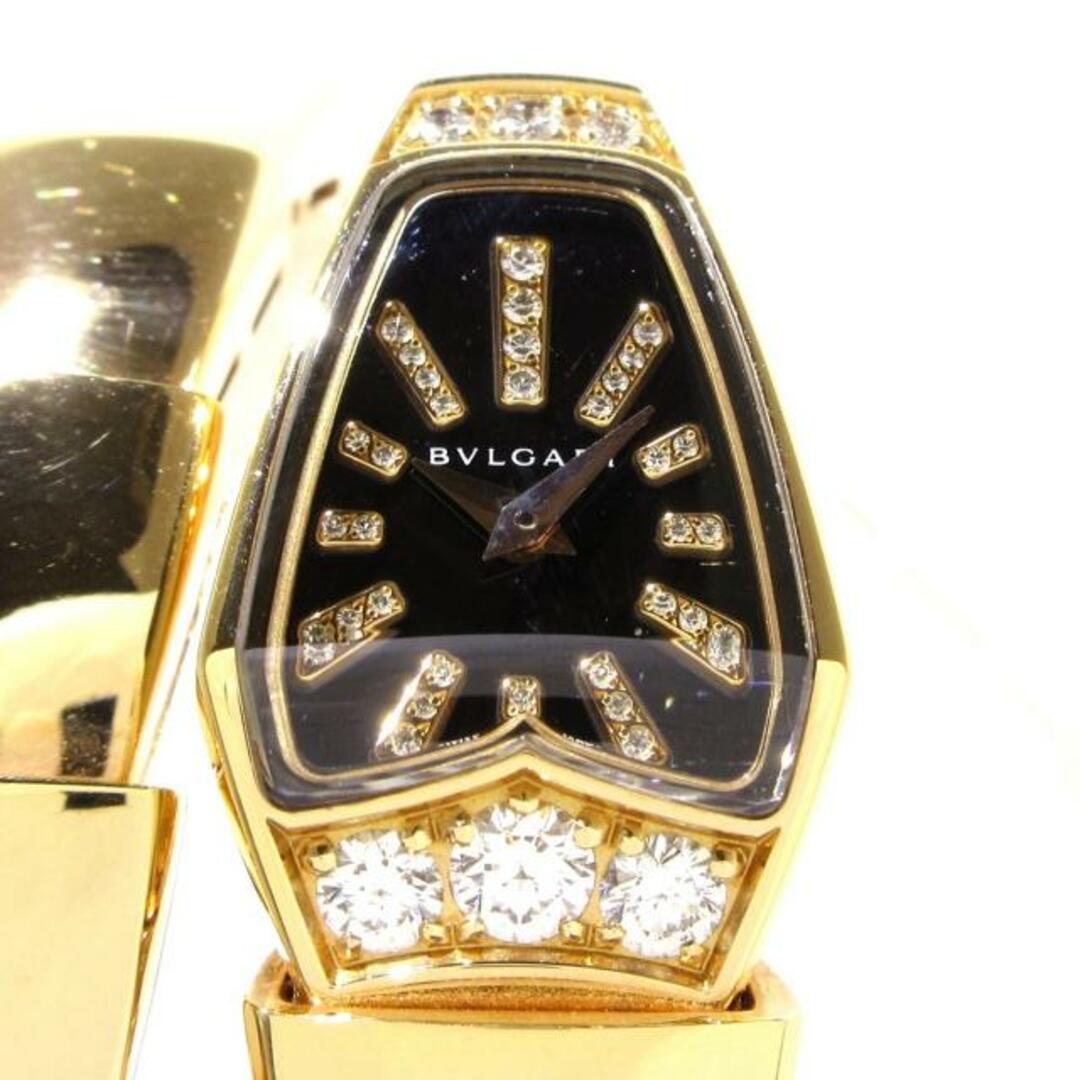 BVLGARI(ブルガリ)のブルガリ 腕時計美品  セルペンティ 黒 レディースのファッション小物(腕時計)の商品写真