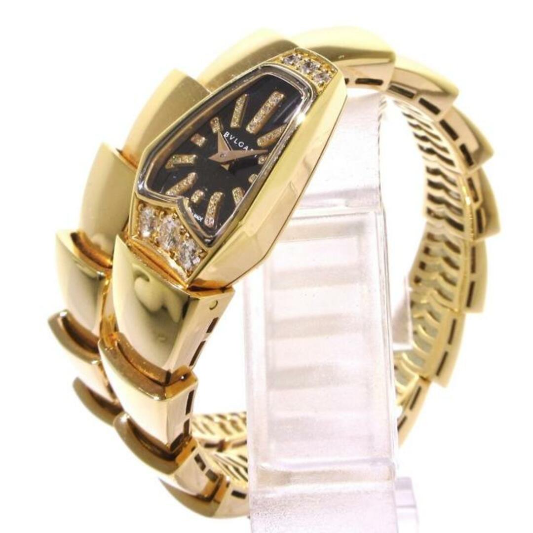 BVLGARI(ブルガリ)のブルガリ 腕時計美品  セルペンティ 黒 レディースのファッション小物(腕時計)の商品写真