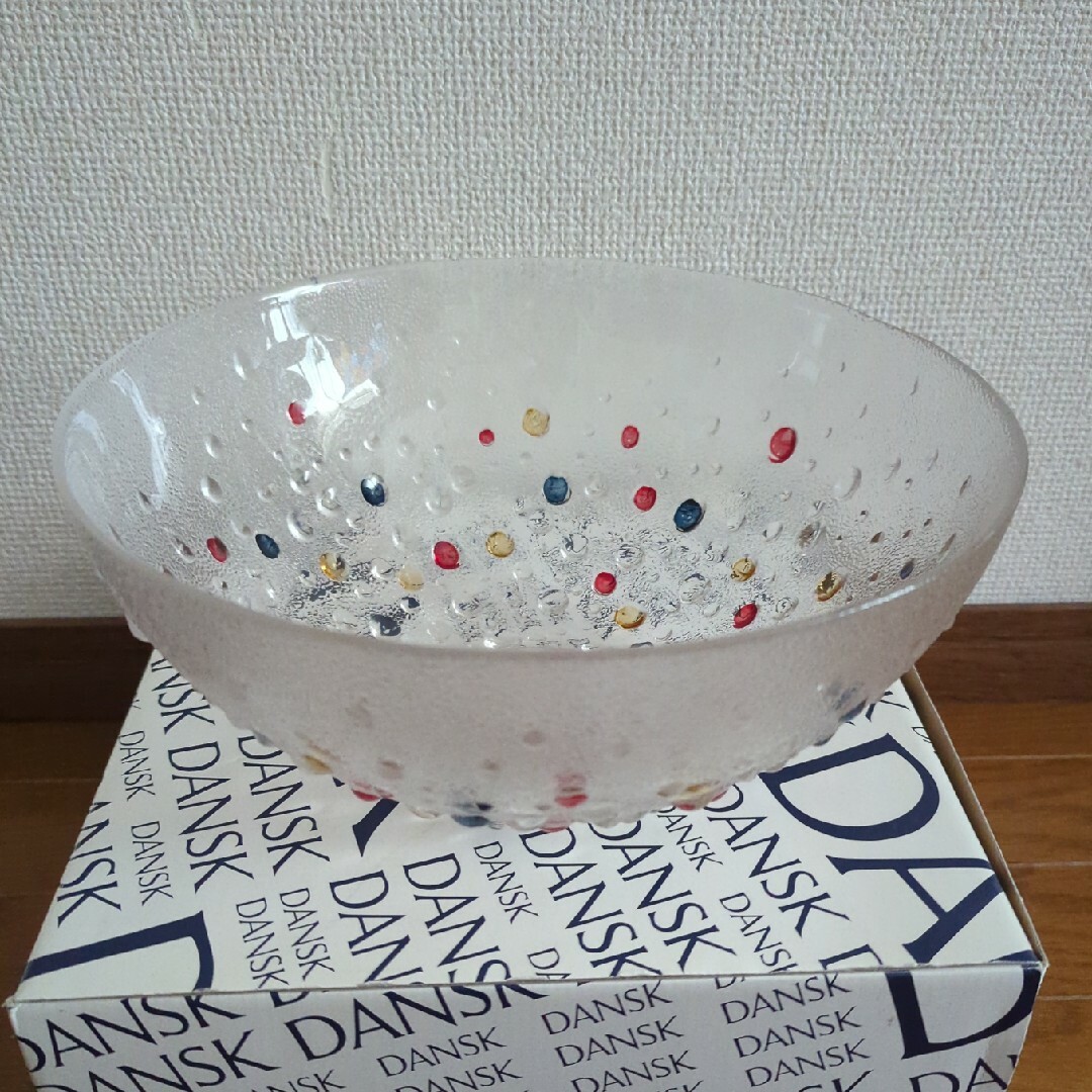 DANSK(ダンスク)のused DANSKガラスボウル インテリア/住まい/日用品のキッチン/食器(食器)の商品写真