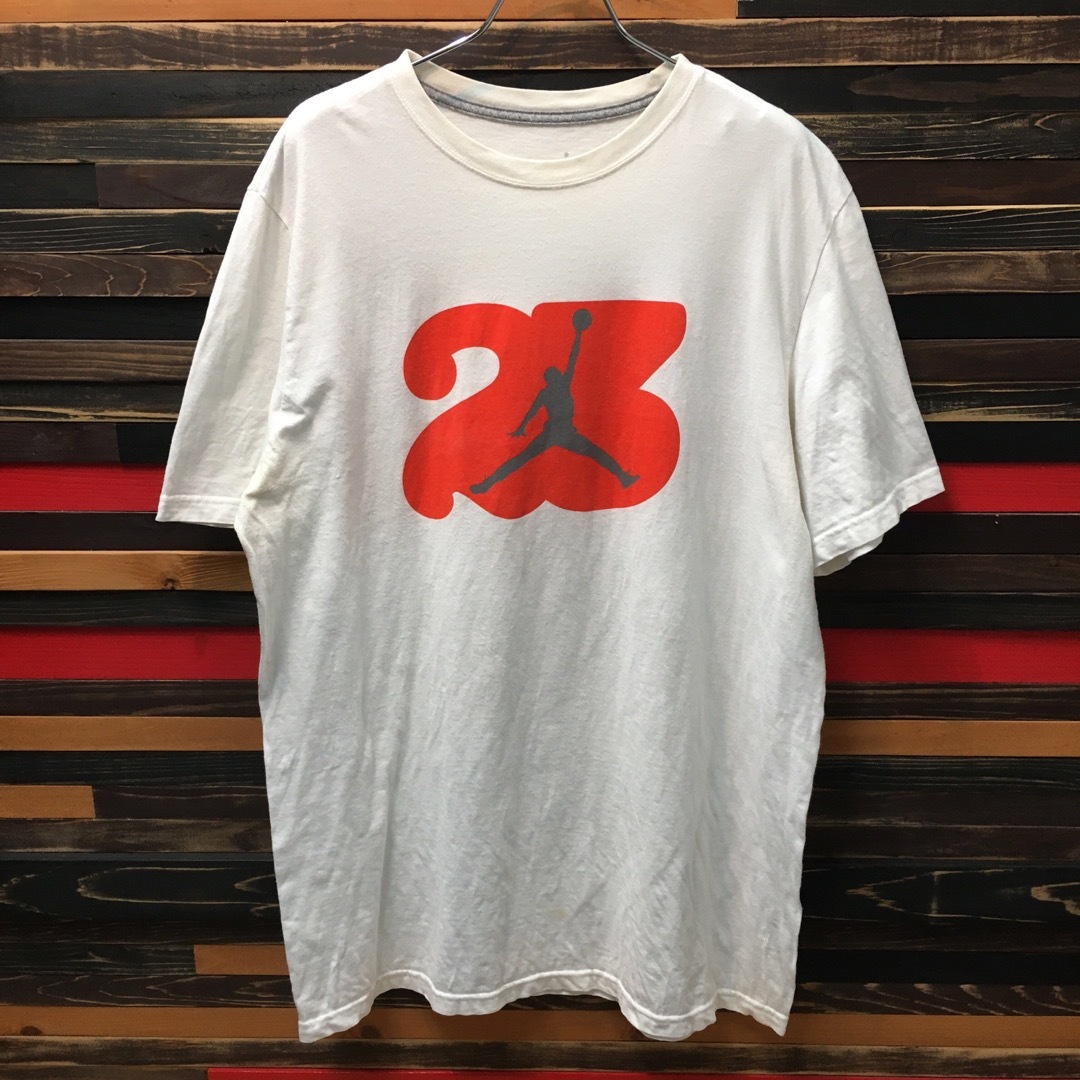 Jordan Brand（NIKE）(ジョーダン)のジョーダン JORDAN Tシャツ L 白 23 ヴィンテージ 希少 メンズのトップス(Tシャツ/カットソー(半袖/袖なし))の商品写真