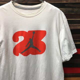 ジョーダン(Jordan Brand（NIKE）)のジョーダン JORDAN Tシャツ L 白 23 ヴィンテージ 希少(Tシャツ/カットソー(半袖/袖なし))