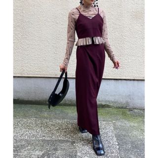 アメリヴィンテージ(Ameri VINTAGE)のAmeri UND REMAKE LIKE BUSTIER WITH SKIRT(ロングワンピース/マキシワンピース)