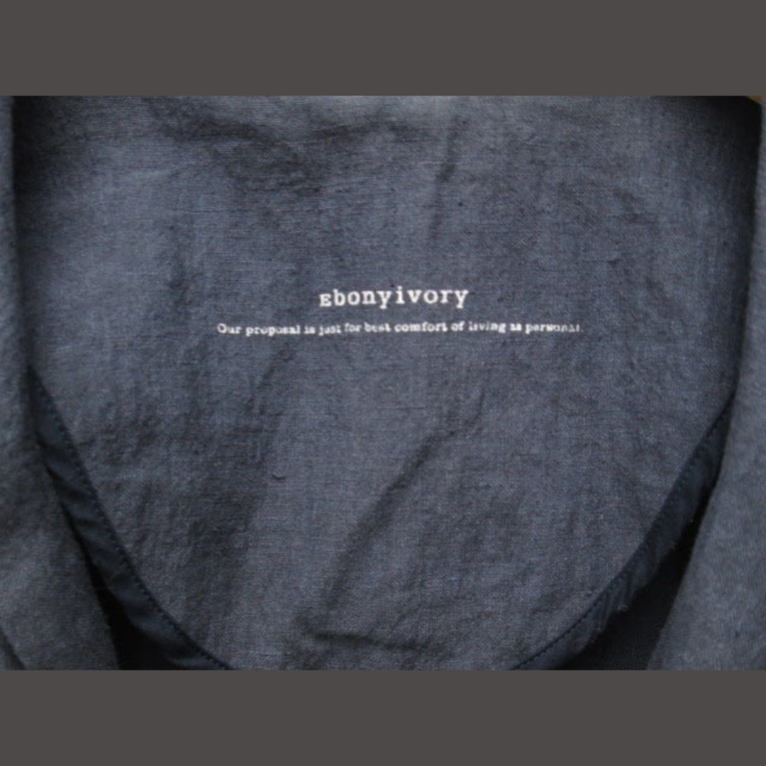 Ebonyivory(エボニーアイボリー)のエボニーアイボリー Ebonyivory ジャケット 七分袖 リネン F 青 レディースのジャケット/アウター(その他)の商品写真