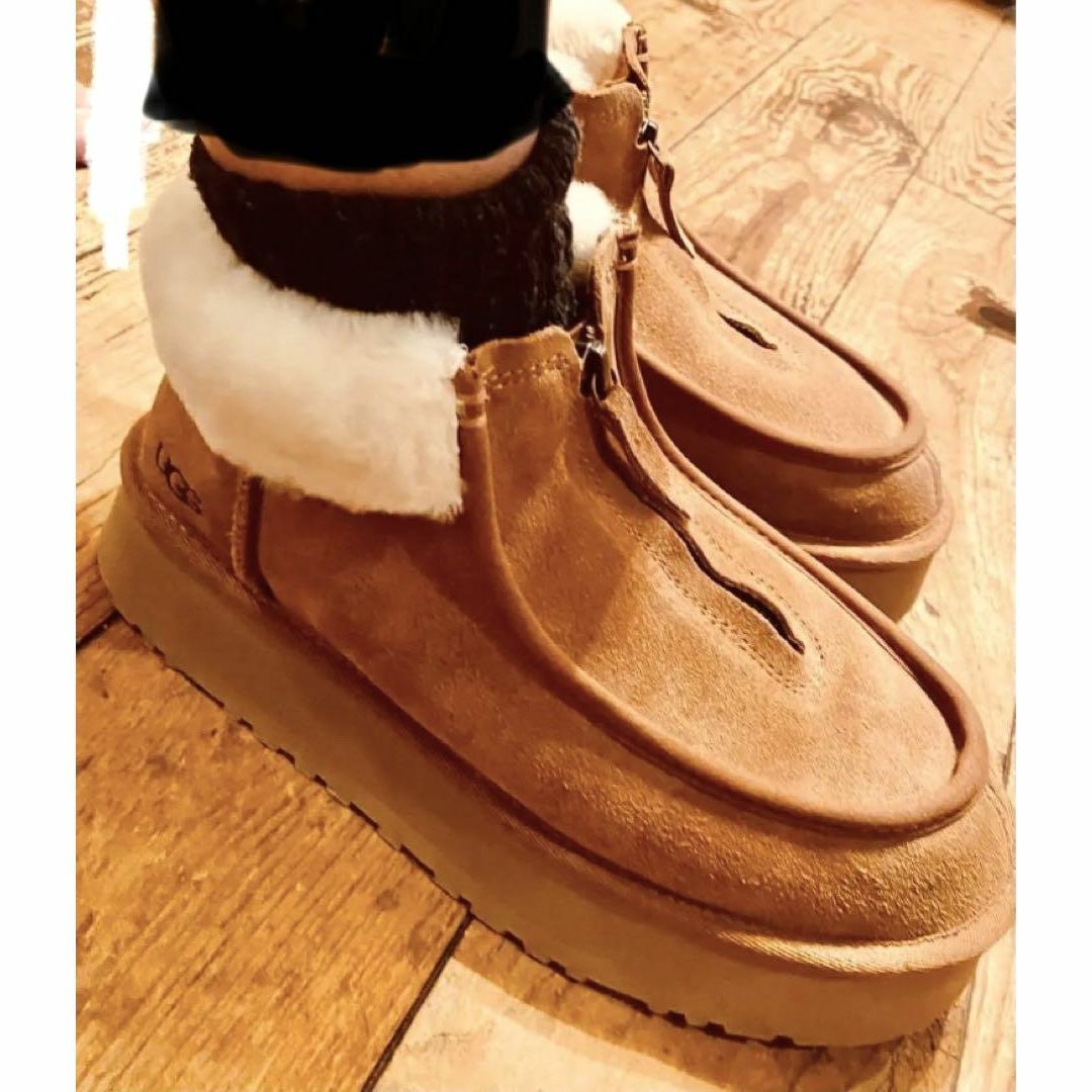 完売。。。。。✨超美品✨25⇒24厚手~24.5薄手✨UGG✨ファンケットブーツ