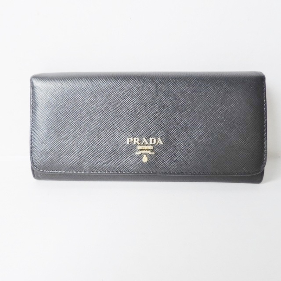 PRADA(プラダ) 2つ折り財布 - 黒 レザー