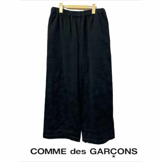 tricot COMME des GARCONS / トリココムデギャルソン | AD1998 | 90s ウール ナイロン 裏地 レイヤード ワイド イージー パンツ | ブラック | レディース