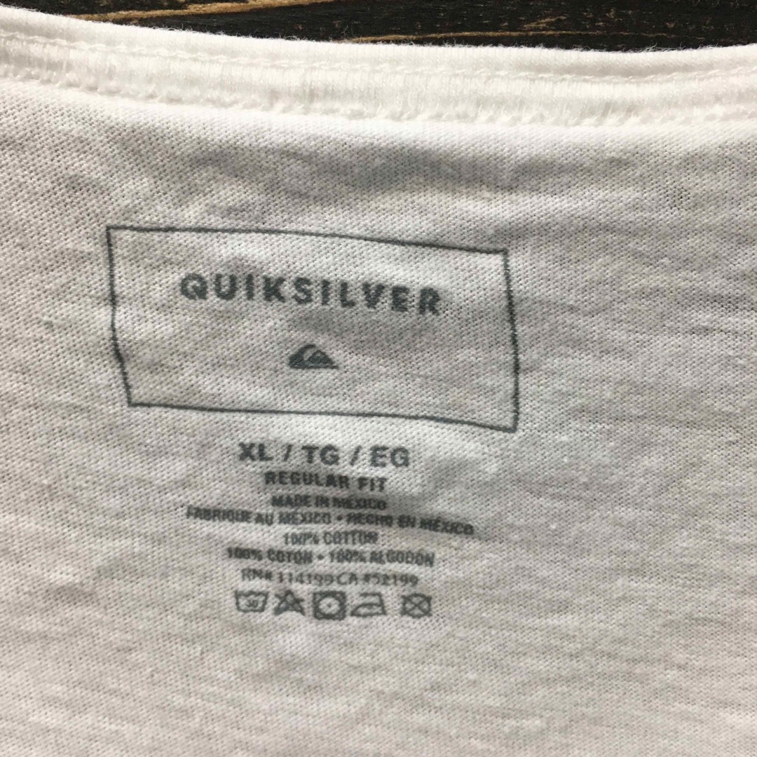 QUIKSILVER(クイックシルバー)の【人気】クイックシルバー QUIK SILVER タンクトップ XL 白 メンズのトップス(Tシャツ/カットソー(半袖/袖なし))の商品写真