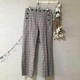 最終お値下げ。beautiful people check pants-